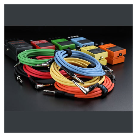 BOSS BIC-10A Angled/Straight Jack Instrument Cable, 3m/10ft - Available in 6 Colours 8