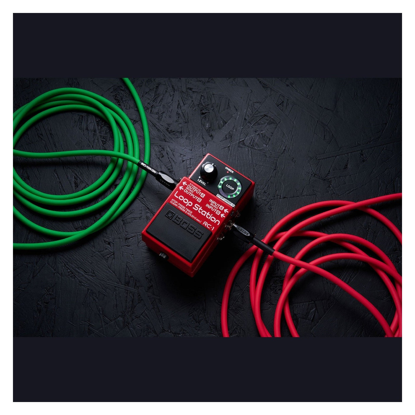 BOSS BIC-10A Angled/Straight Jack Instrument Cable, 3m/10ft - Available in 6 Colours 10