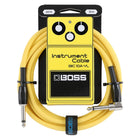 BOSS BIC-10A Angled/Straight Jack Instrument Cable, 3m/10ft - Available in 6 Colours 7