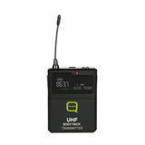 Q-Audio QWM 1900 V2 HH + BP Dual UHF Wireless System CH 70 2