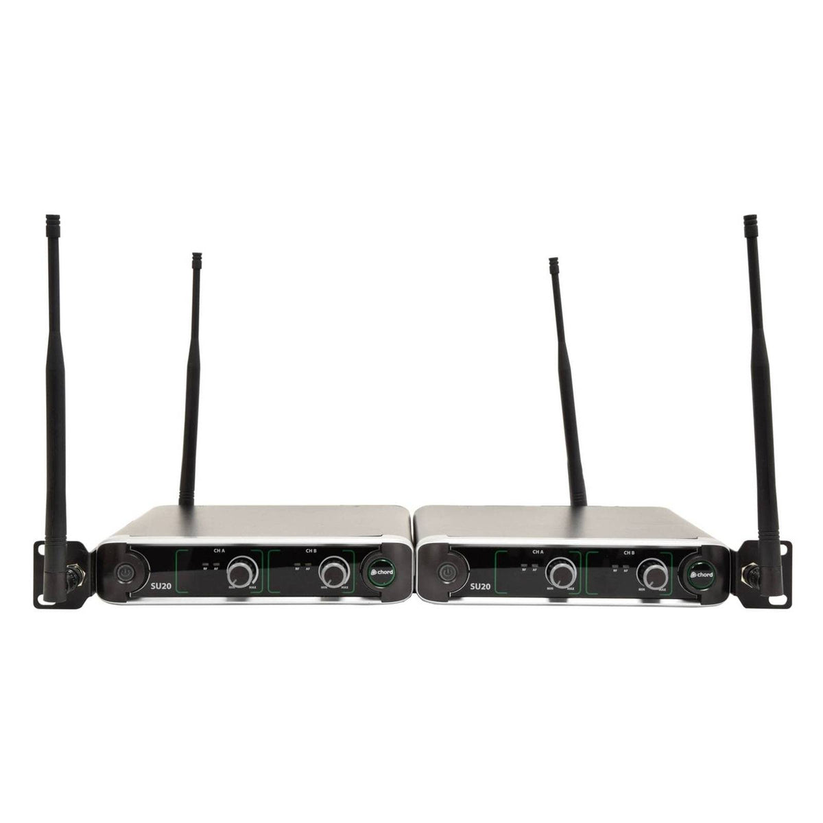 Chord SU20-H-RG Dual UHF Handheld Wireless Microphone System 863.42 + 864.3MHz 2