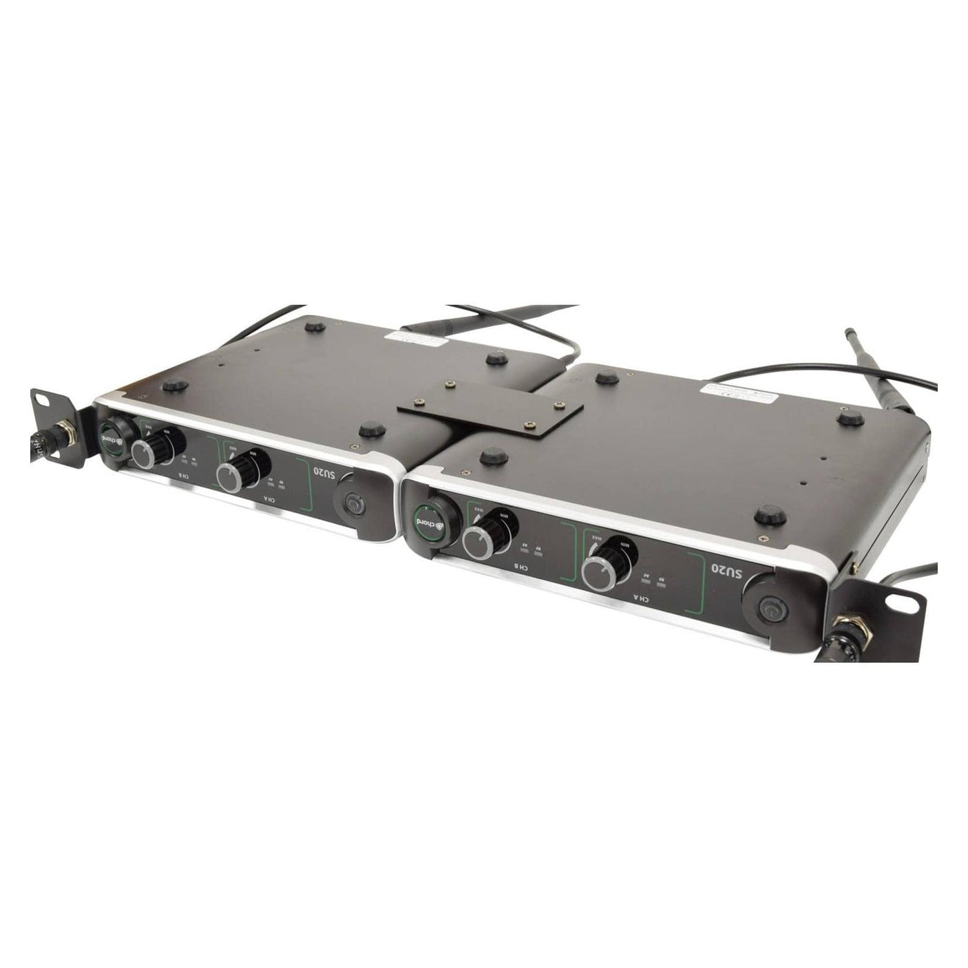 Chord SU20-H-RG Dual UHF Handheld Wireless Microphone System 863.42 + 864.3MHz 4