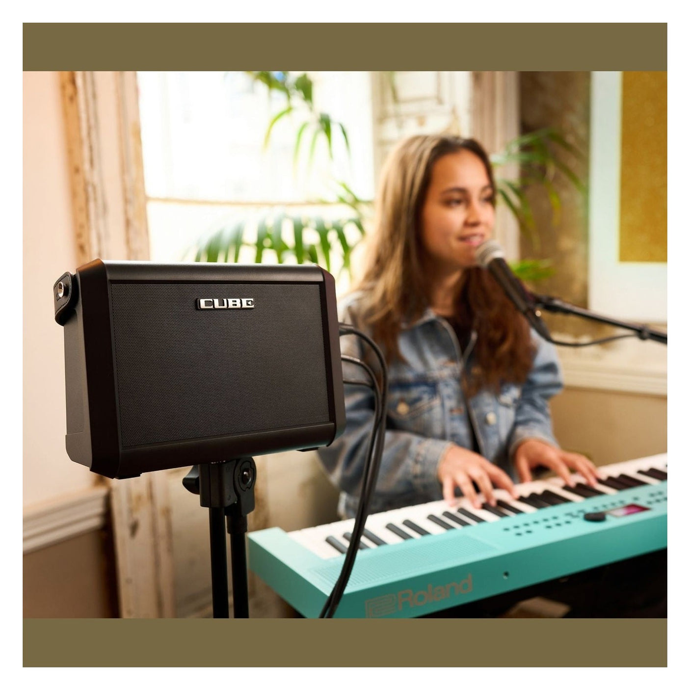 Roland CUBE Street Mini - Battery Powered Multi-Instrument 2.1 Portable PA Speaker 9