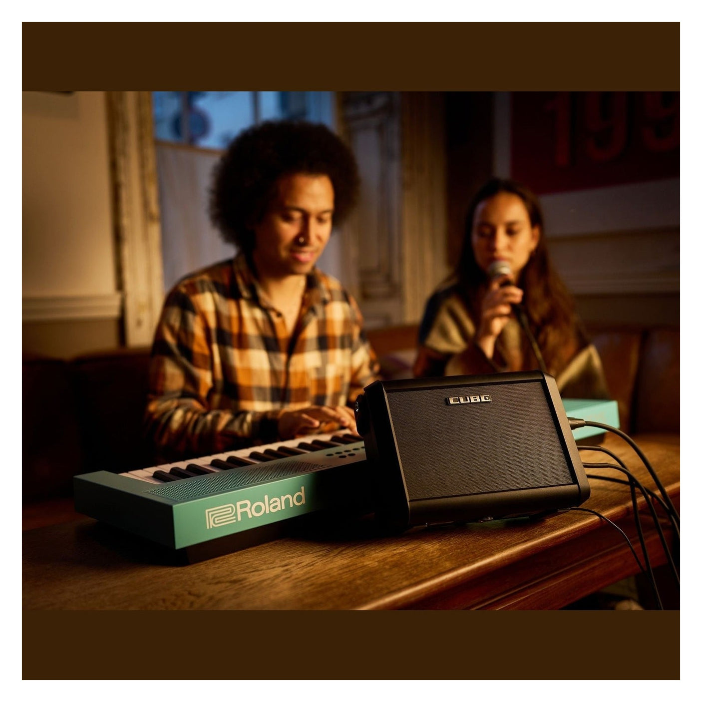 Roland CUBE Street Mini - Battery Powered Multi-Instrument 2.1 Portable PA Speaker 12