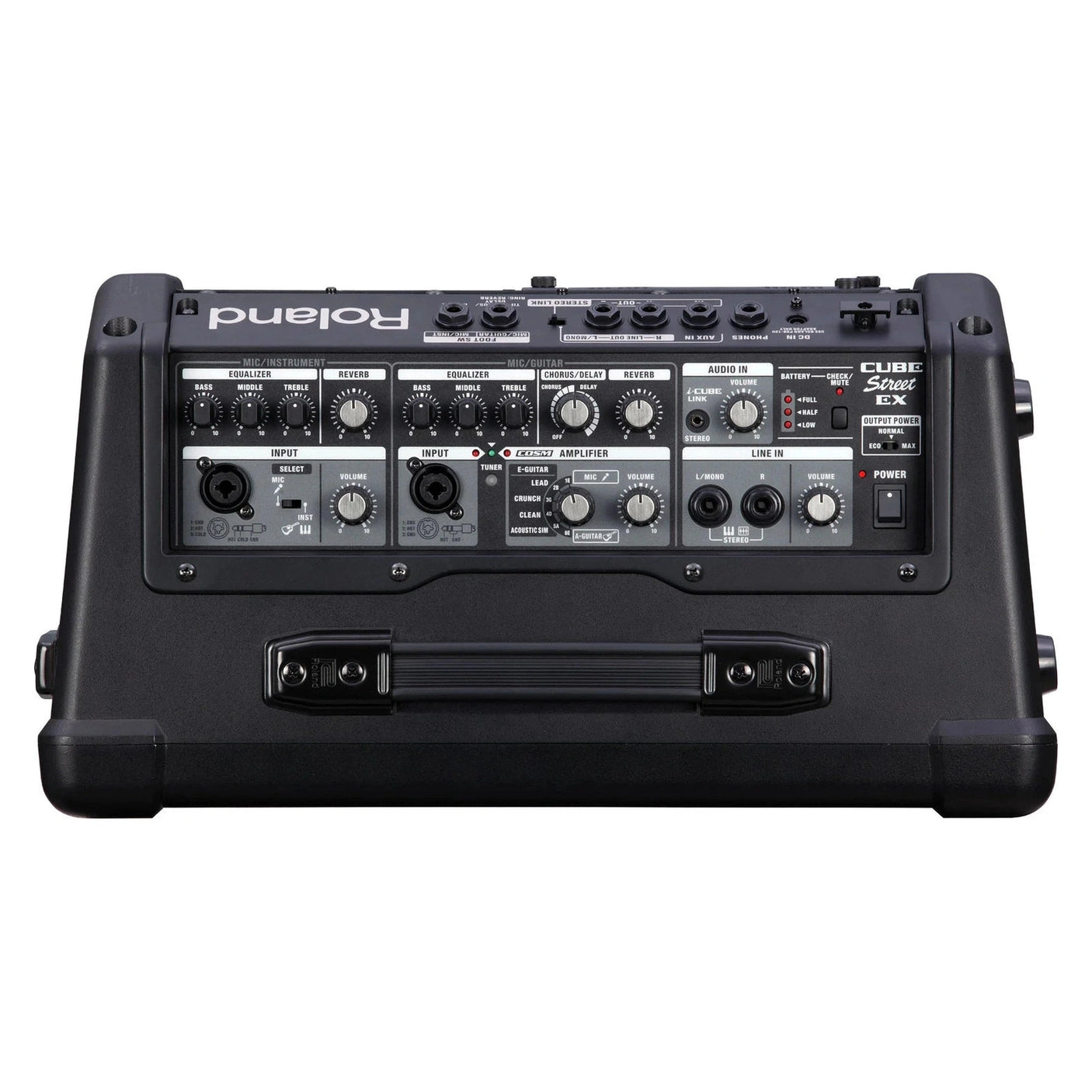 Roland CUBE Street EX - 50W Battery Powered Stereo Amplifier with COSM Amp Modelling 5