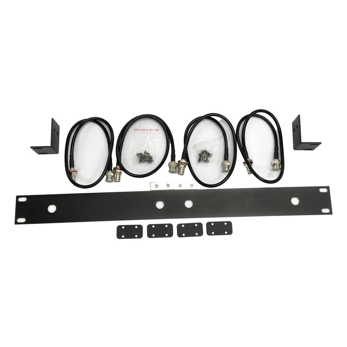 Q-Audio 1U 19" Rack Mount Kit For 2 x QWM 1960 V3 Receivers 2