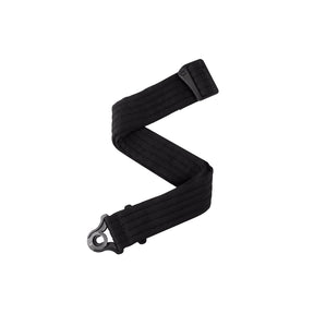 D'Addario Auto-Lock Padded Guitar Strap with Stripes - Black 50BAL01 1