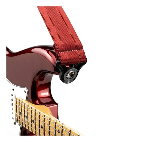 D'Addario Auto-Lock Nylon Guitar Strap - Blood Red 50BAL11 4