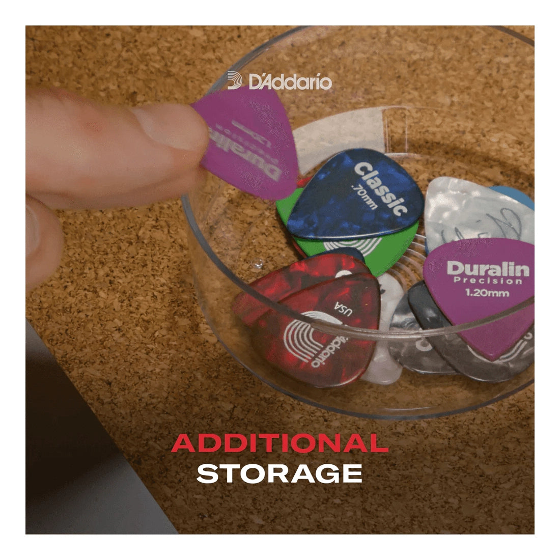 D'Addario Rotating 360 Pick Holder for 12 Picks PW-PH360-01 6
