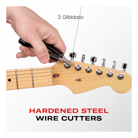 D'Addario Pro Winder - All-In-One Guitar Restringing Toolkit Black 3