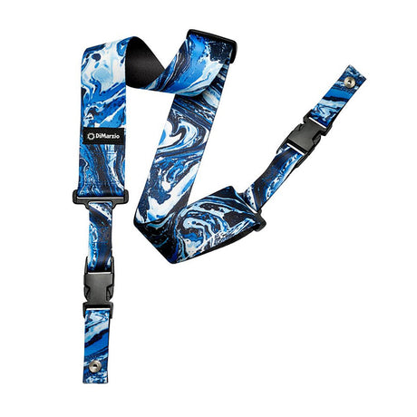 DiMarzio Steve Vai ClipLock® Guitar Strap - Standard Length Blue Universe 1