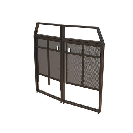 Ultimax DJ Booth Pro - Foldable DJ Booth System with Black & White Skrims 2