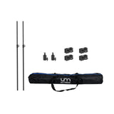 Ultimax DJ Booth LP MKII Light Post System With Carry Bags – Black