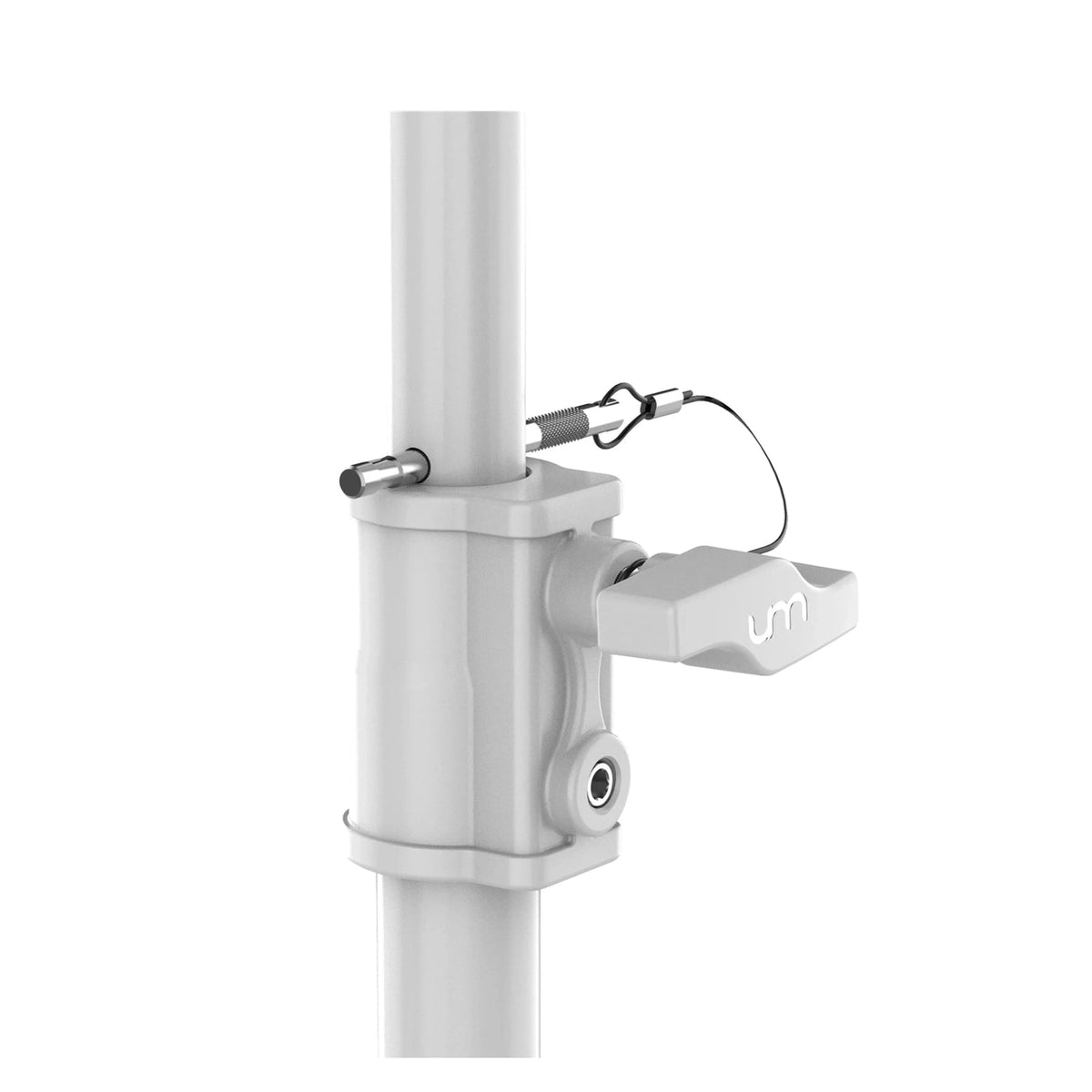 Ultimax DJ Booth LP MKII Light Post System With Carry Bags – White