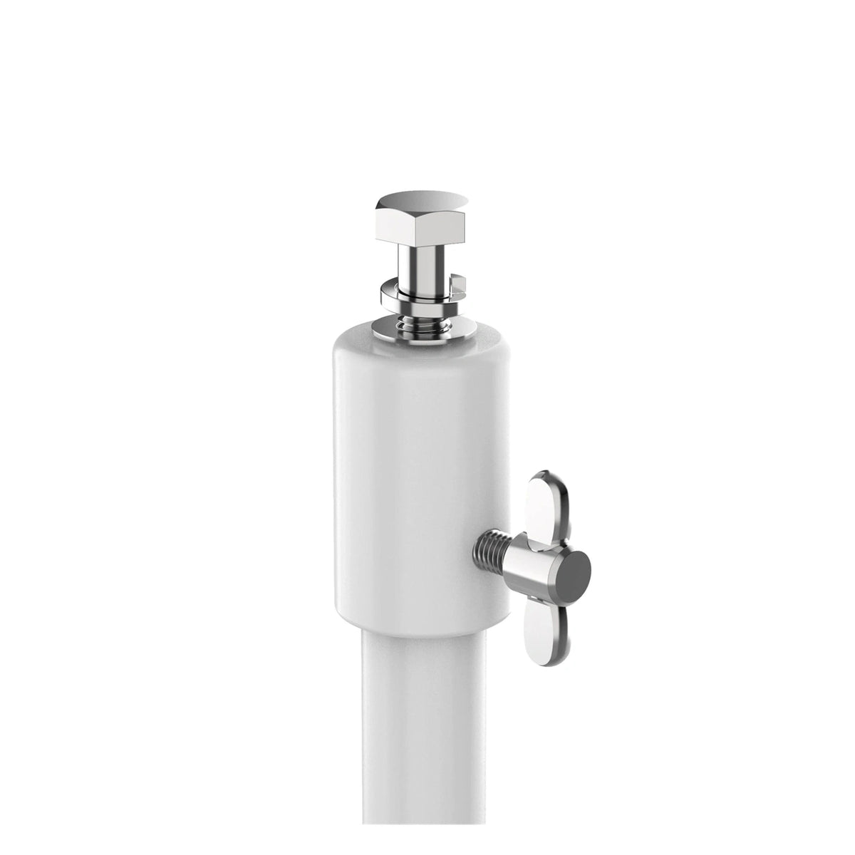 Ultimax DJ Booth LP MKII Light Post System With Carry Bags – White