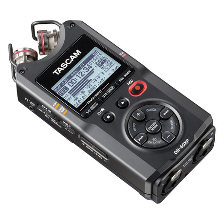 Tascam DR-40XP Portable 4-Track Digital Audio Recorder With 32-Bit Float Recording & USB-C Interface 2