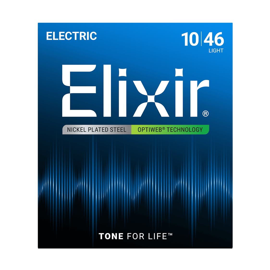 Elixir OPTIWEB Nickel Plated Steel Electric Guitar Strings, Light — 10-46 2