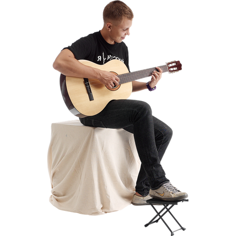 Hercules FS100B Adjustable Guitar Footstool 2