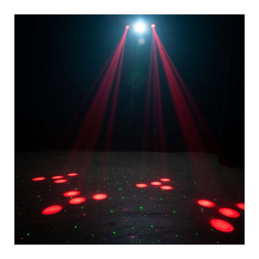 Eliminator Furious Five RG - 5-In-1 Derby, Laser, UV, Wash and Strobe Effect 5