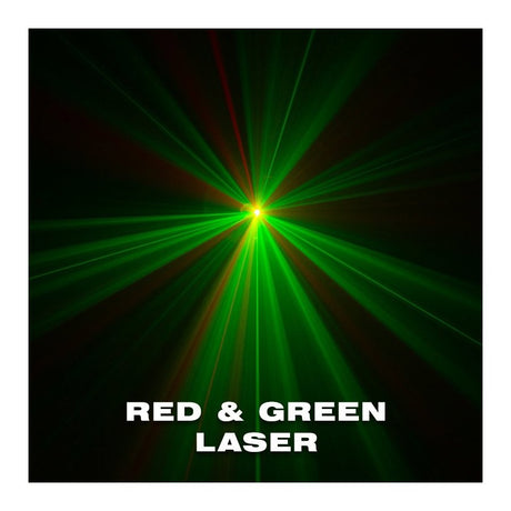 Eliminator Furious Three RG UV - 3-In-1 Moonflower, UV Wash and Laser Effect 4