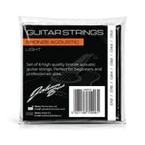 Johnny Brook Bronze Acoustic Guitar Strings, Light Gauge — Set Of 6 2