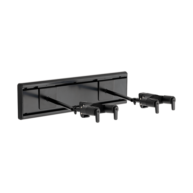 Hercules GSP402SB Slatwall Rack Set for 2 Guitars 1