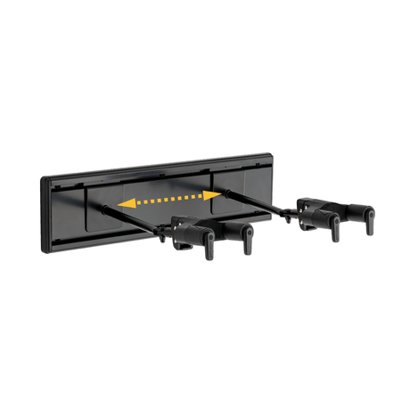 Hercules GSP402SB Slatwall Rack Set for 2 Guitars 5