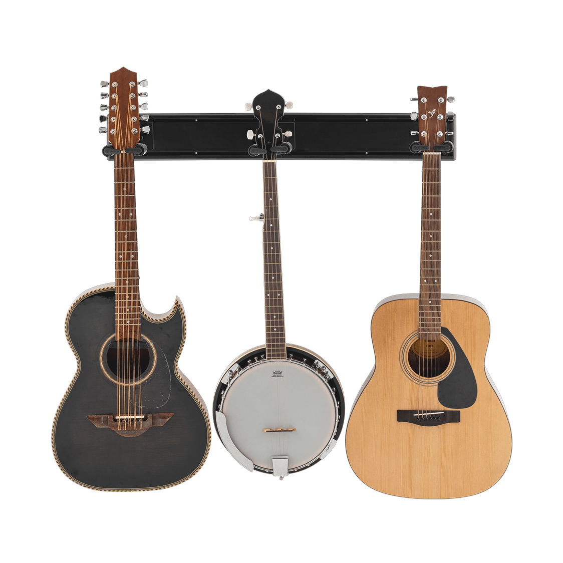 Hercules GSP403SB Slatwall Rack Set for 3 Guitars 3