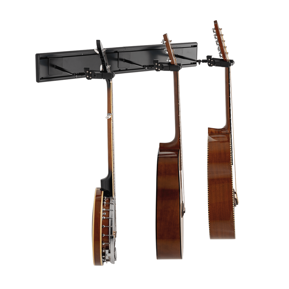 Hercules GSP403SB Slatwall Rack Set for 3 Guitars 4