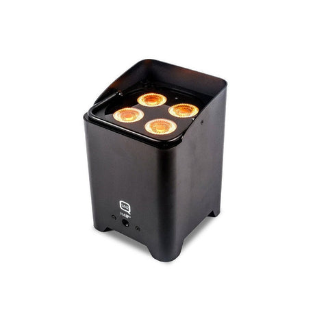 Q-LED Lighting Flux H4IP+ RGBWAUV Uplighter — Pack Of 4 With Ultimax Padded Carry Bag 4
