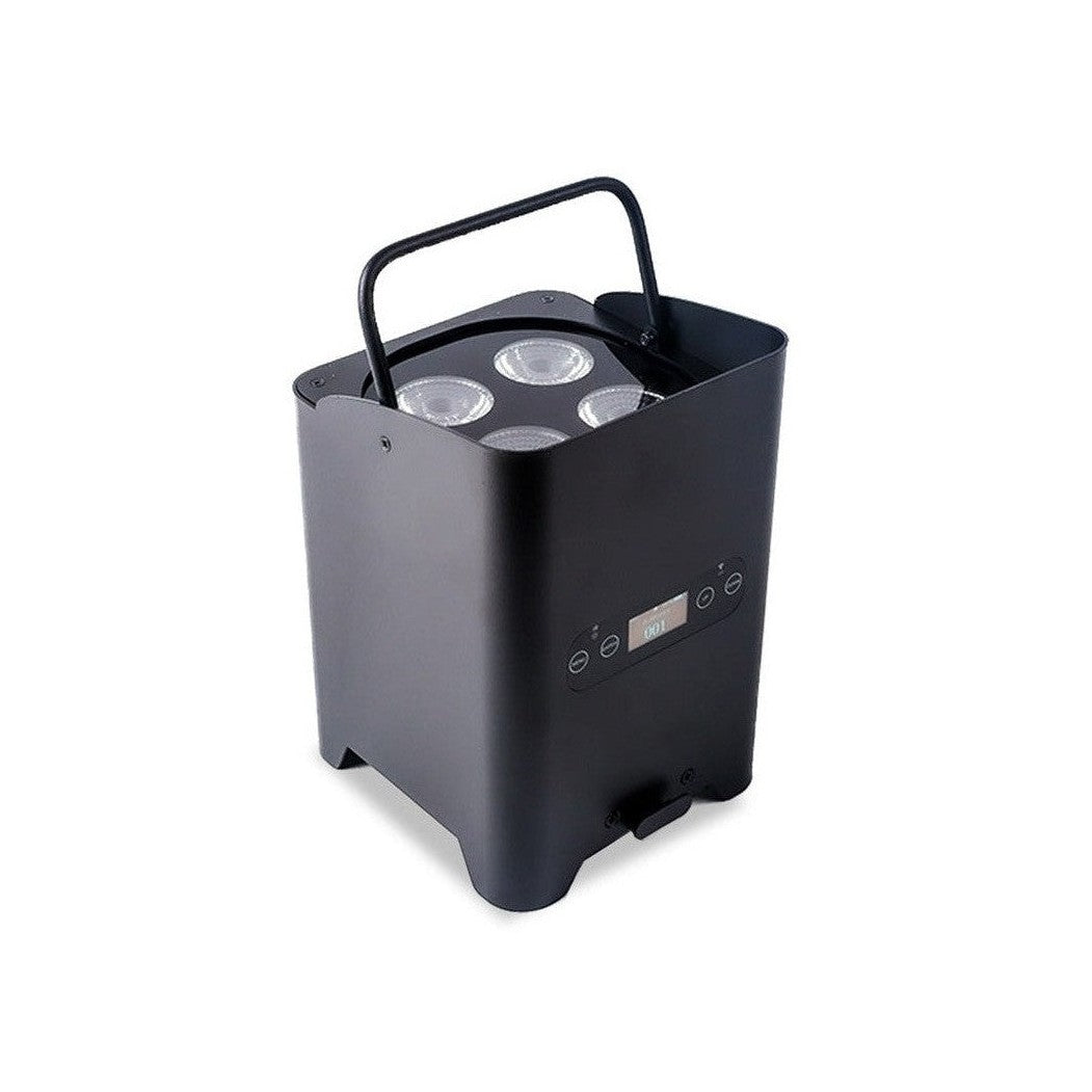 Q-LED Lighting Flux Q4IP+ Battery-Powered RGBW Uplighter — IP65, W-DMX, 12 Hours Battery Life 1