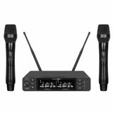 Q-Audio QWM 1960 V3 HH UHF True Diversity Dual Wireless Handheld System