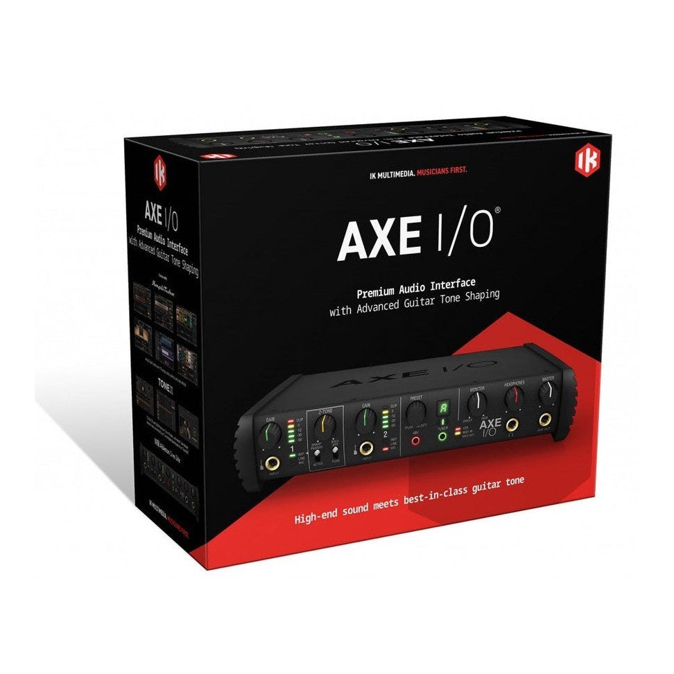 IK Multimedia AXE I/O USB Audio Interface with Advanced Guitar Tone Shaping 8