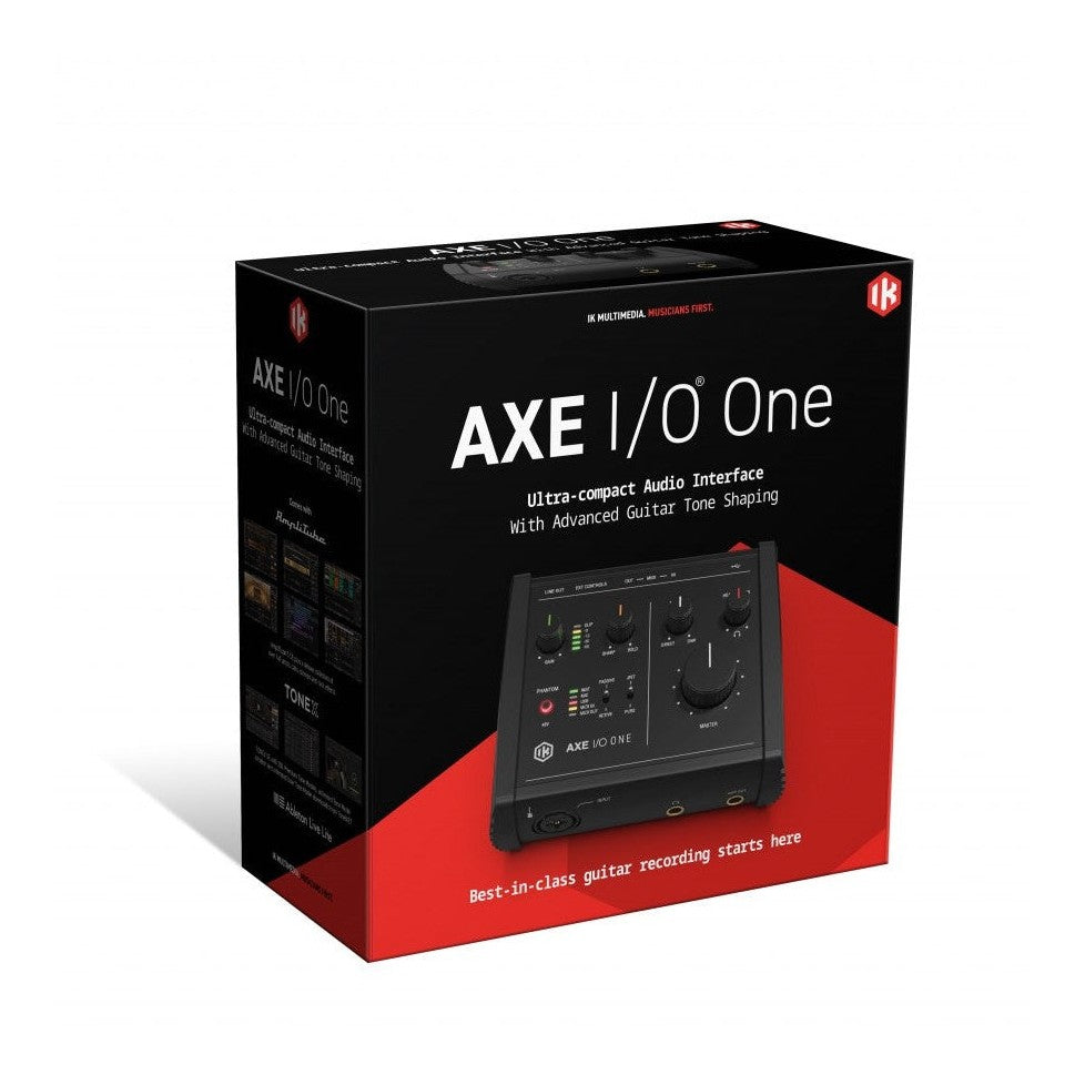 IK Multimedia AXE I/O ONE USB Audio Interface With Tone Modelling 12