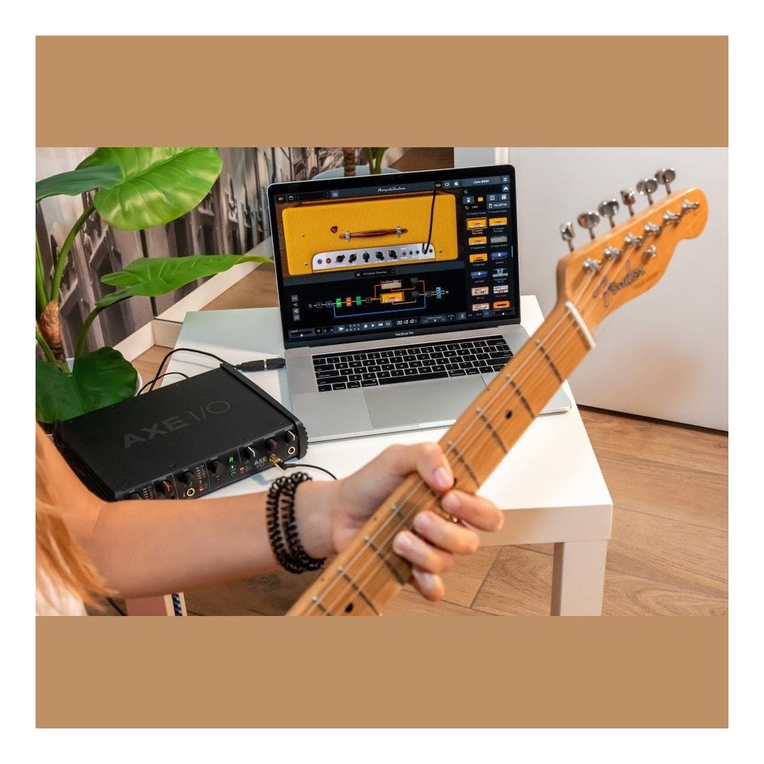 IK Multimedia AXE I/O USB Audio Interface with Advanced Guitar Tone Shaping 9