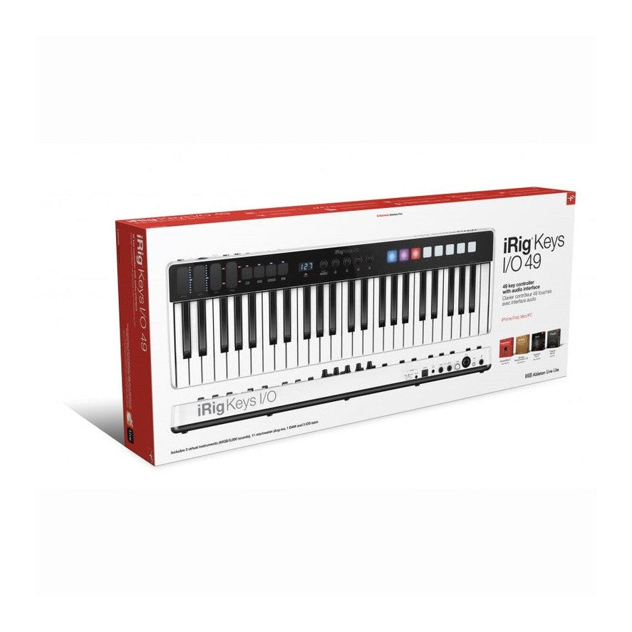 IK Multimedia iRig Keys I/O 49 MIDI Keyboard Controller & Audio Interface 26