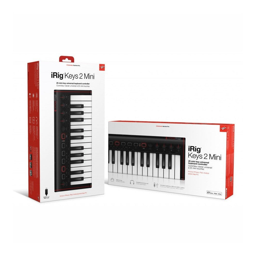 IK Multimedia iRig Keys 2 Mini MIDI Keyboard Controller 7