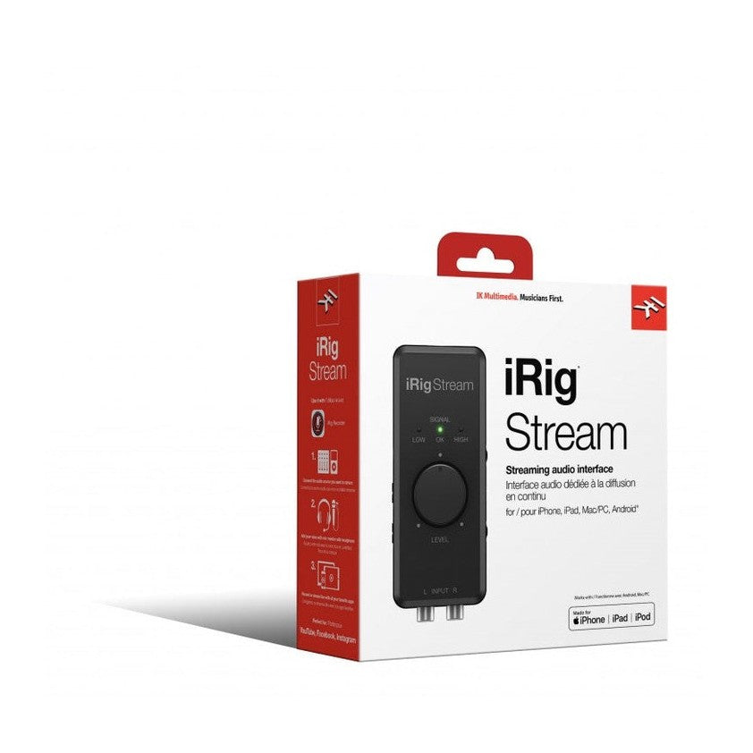IK Multimedia iRig Stream Streaming Audio Interface for iOS, Mac & PC 11