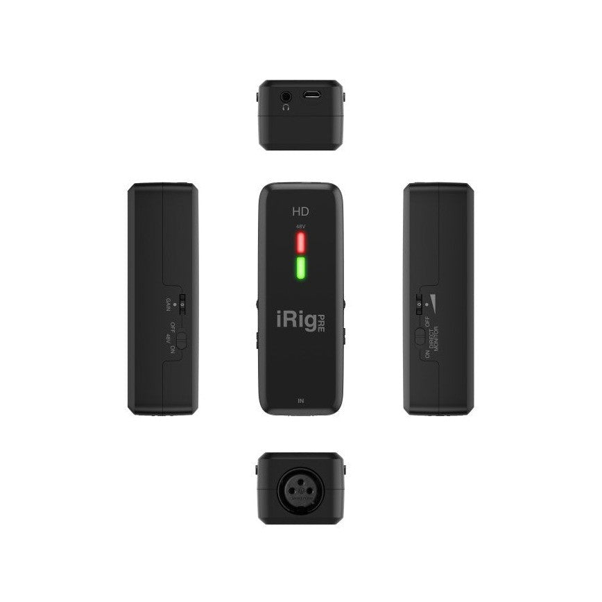 IK Multimedia iRig Pre HD Mobile Microphone Interface & Preamp 3