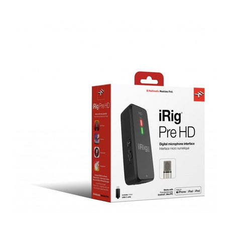 IK Multimedia iRig Pre HD Mobile Microphone Interface & Preamp 15