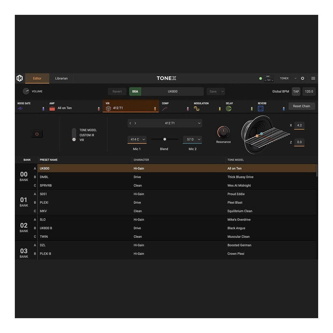 IK Multimedia TONEX Guitar Amp Pedal 13