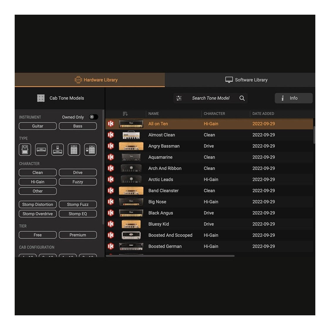 IK Multimedia TONEX Guitar Amp Pedal 16