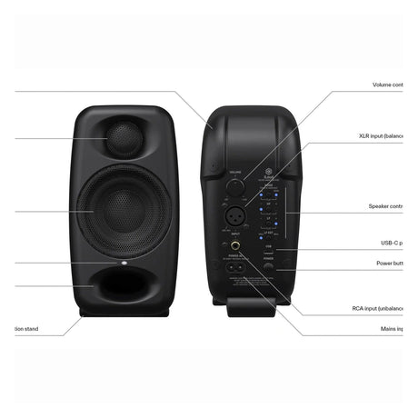 IK Multimedia iLoud Micro Monitor Pro Active Studio Monitors Pair , White 2