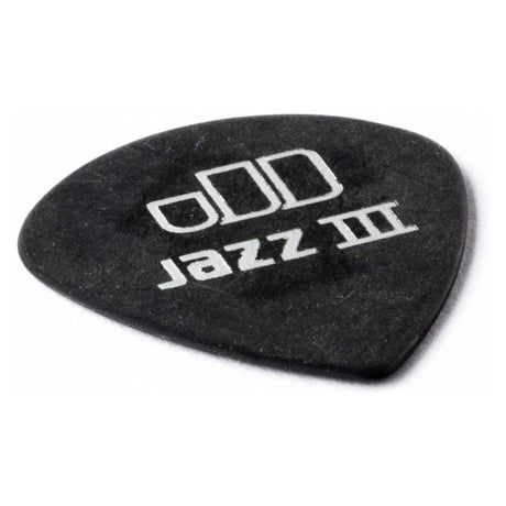 Jim Dunlop Tortex Pitch Black Jazz III 1.5mm Guitar Picks - 12 Pack 3
