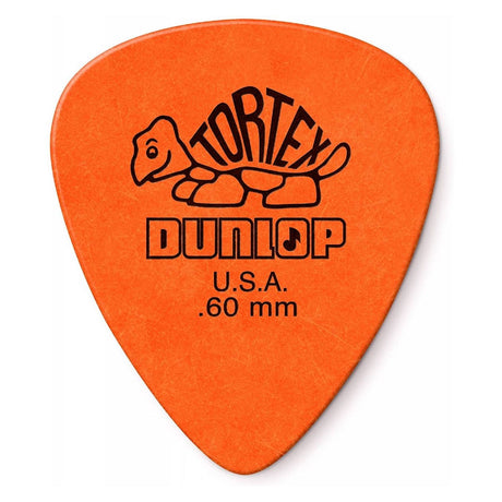 Jim Dunlop Tortex Standard Guitar Picks - 12 Pack Orange - .60mm 3