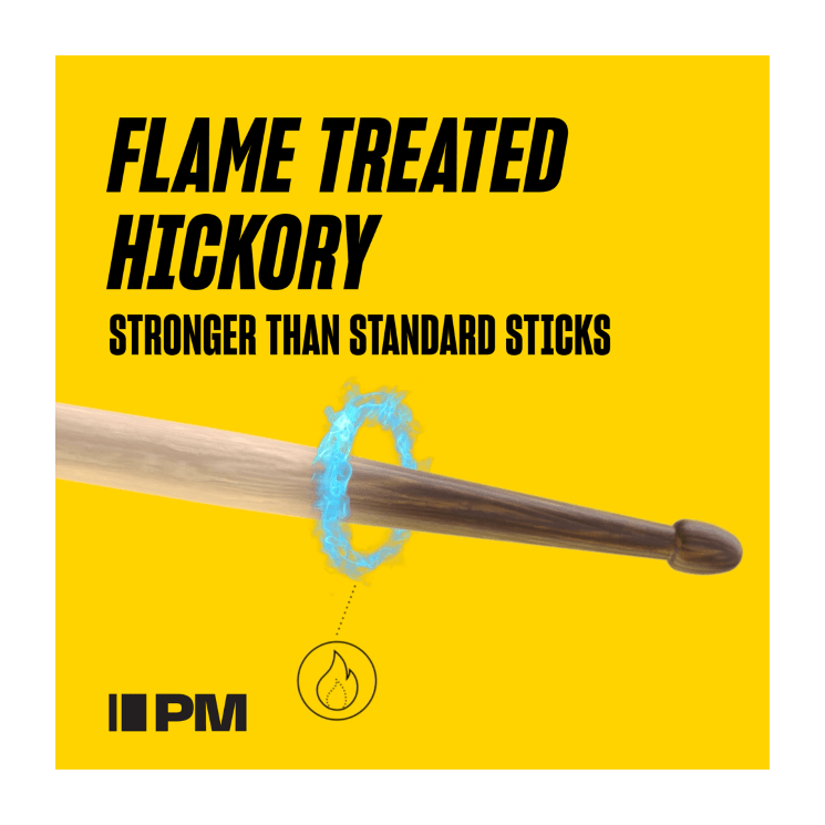 ProMark R5AFG Rebound 5A FireGrain Drumsticks, Acorn Tip — Pair 6
