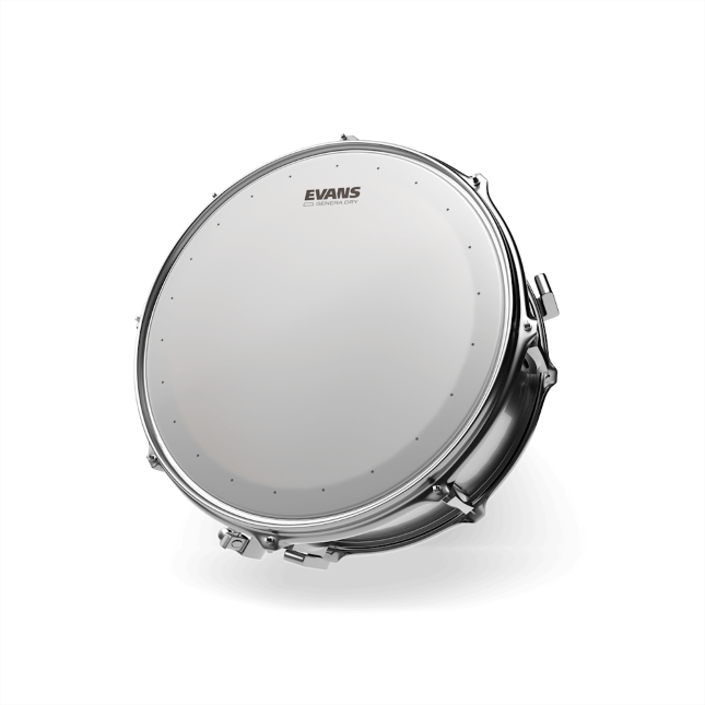 Evans B14DRY Genera Dry Snare Batter Drum Head, 14", Coated
