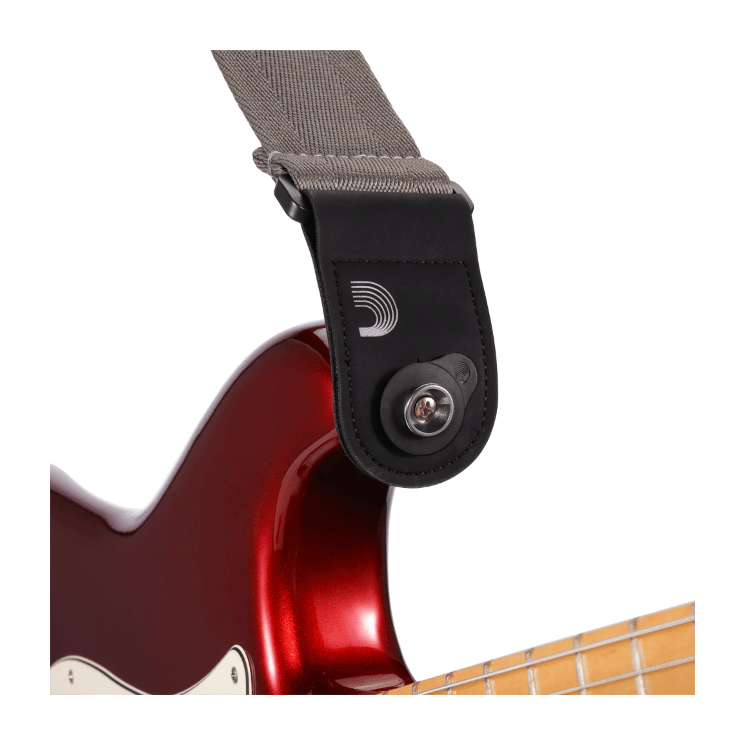 D'Addario Flex Lock Strap Blocks for Guitar - 4 Pack Black 3