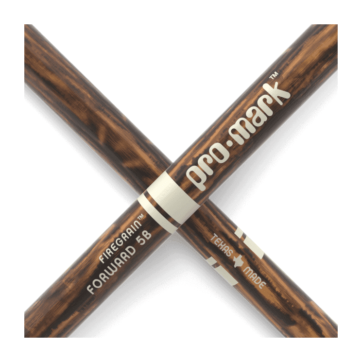 ProMark TX5BW-FG Classic Forward 5B FireGrain Drumsticks, Wood Tip — Pair 1