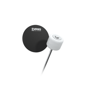 Evans EQPB1 EQ Bass Drum Patch, Single Pedal, Black Nylon 2-Pack 1